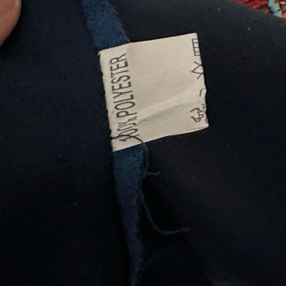 Simply Couture Embroidered Peacock Coat SZ 1X Jacket Faux Suede - Picture 7 of 12